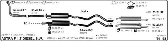 IMASAF 561000071 - Échappement droxauto.com