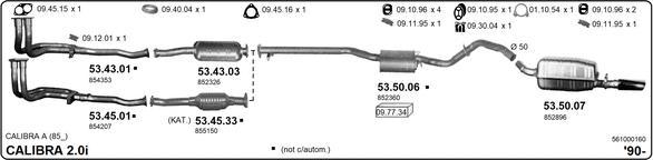 IMASAF 561000160 - Échappement droxauto.com