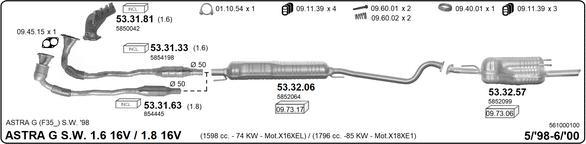 IMASAF 561000100 - Échappement droxauto.com