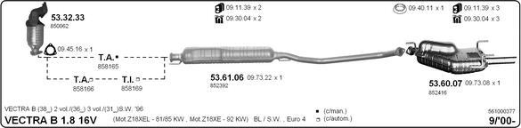 IMASAF 561000377 - Échappement droxauto.com