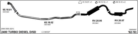 IMASAF 568000067 - Échappement droxauto.com