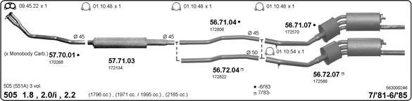 IMASAF 563000246 - Échappement droxauto.com