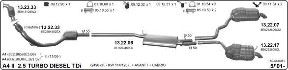 IMASAF 504000051 - Échappement droxauto.com