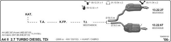 IMASAF 504000181 - Échappement droxauto.com