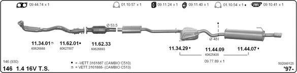 IMASAF 502000125 - Échappement droxauto.com