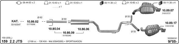 IMASAF 502000241 - Échappement droxauto.com