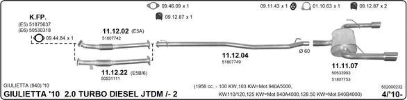 IMASAF 502000232 - Échappement droxauto.com