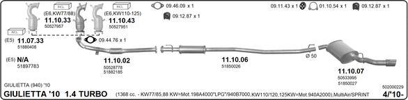 IMASAF 502000229 - Échappement droxauto.com
