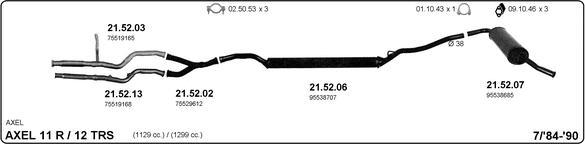 IMASAF 514000016 - Échappement droxauto.com