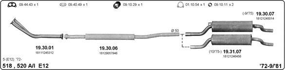 IMASAF 511000067 - Échappement droxauto.com