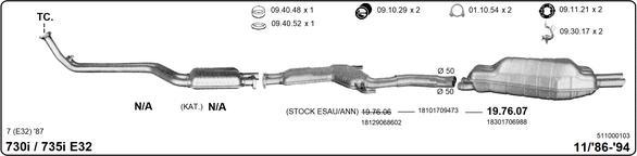 IMASAF 511000103 - Échappement droxauto.com