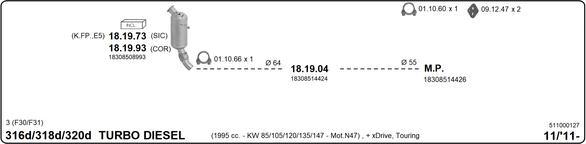 IMASAF 511000127 - Échappement droxauto.com