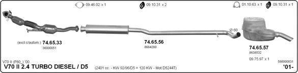 IMASAF 586000031 - Échappement droxauto.com