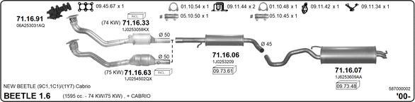 IMASAF 587000002 - Échappement droxauto.com