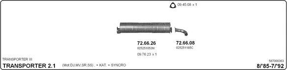IMASAF 587000363 - Échappement droxauto.com