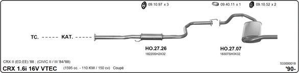 IMASAF 533000018 - Échappement droxauto.com