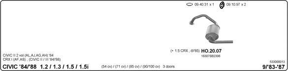 IMASAF 533000013 - Échappement droxauto.com