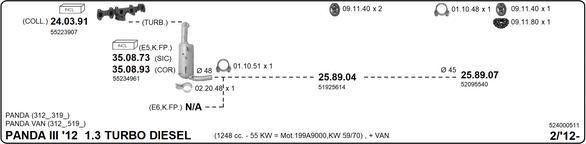 IMASAF 524000511 - Échappement droxauto.com