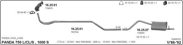 IMASAF 524000152 - Échappement droxauto.com