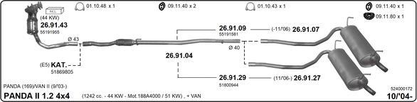 IMASAF 524000172 - Échappement droxauto.com