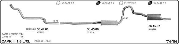 IMASAF 525000004 - Échappement droxauto.com