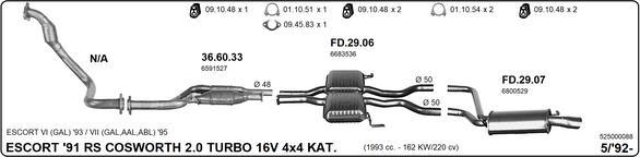 IMASAF 525000088 - Échappement droxauto.com