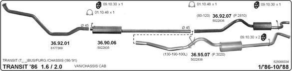 IMASAF 525000334 - Échappement droxauto.com