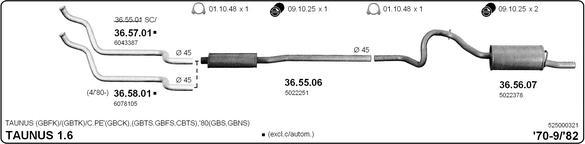IMASAF 525000321 - Échappement droxauto.com