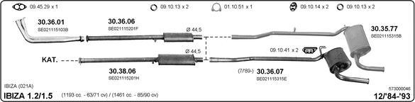 IMASAF 573000046 - Échappement droxauto.com