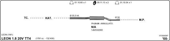 IMASAF 573000087 - Échappement droxauto.com