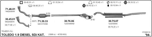 IMASAF 573000118 - Échappement droxauto.com