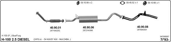 IMASAF 647000007 - Échappement droxauto.com