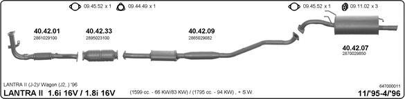 IMASAF 647000011 - Échappement droxauto.com