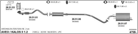 IMASAF 602000009 - Échappement droxauto.com