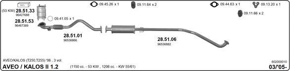 IMASAF 602000010 - Échappement droxauto.com
