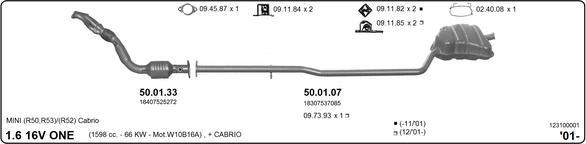 IMASAF 123100001 - Échappement droxauto.com