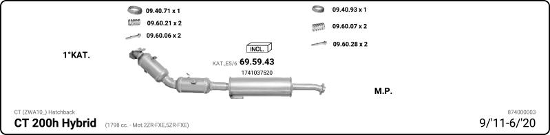 IMASAF 874000003 - Échappement droxauto.com