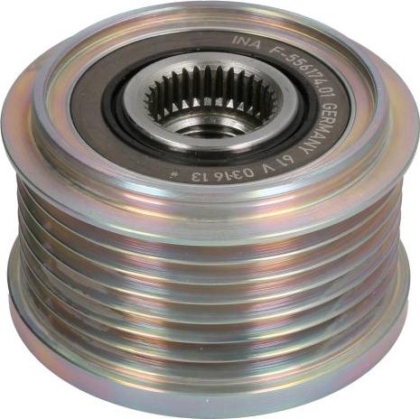 INA 535 0128 10 - Poulie, alternateur droxauto.com