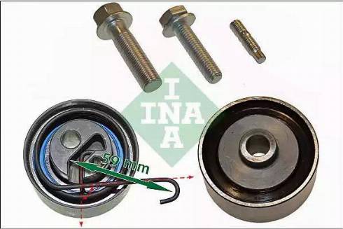 INA 530 0494 09 - Kit de galets, courroie de distribution droxauto.com