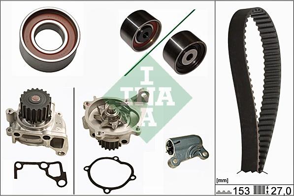 INA 530 0485 30 - Pompe à eau + kit de courroie de distribution droxauto.com