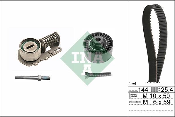 INA 530 0115 10 - Kit de distribution droxauto.com