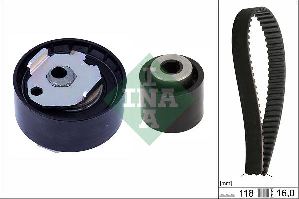INA 530 0856 10 - Kit de distribution droxauto.com