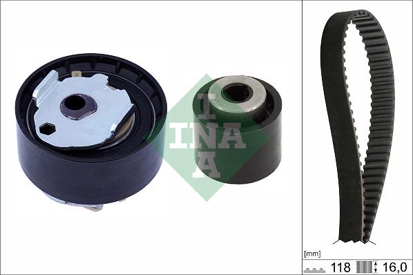 INA 530 0852 10 - Kit de distribution droxauto.com