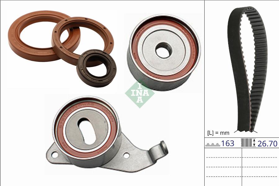 INA 530 0868 10 - Kit de distribution droxauto.com