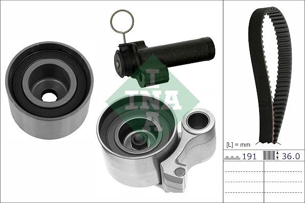 INA 530 0837 10 - Kit de distribution droxauto.com