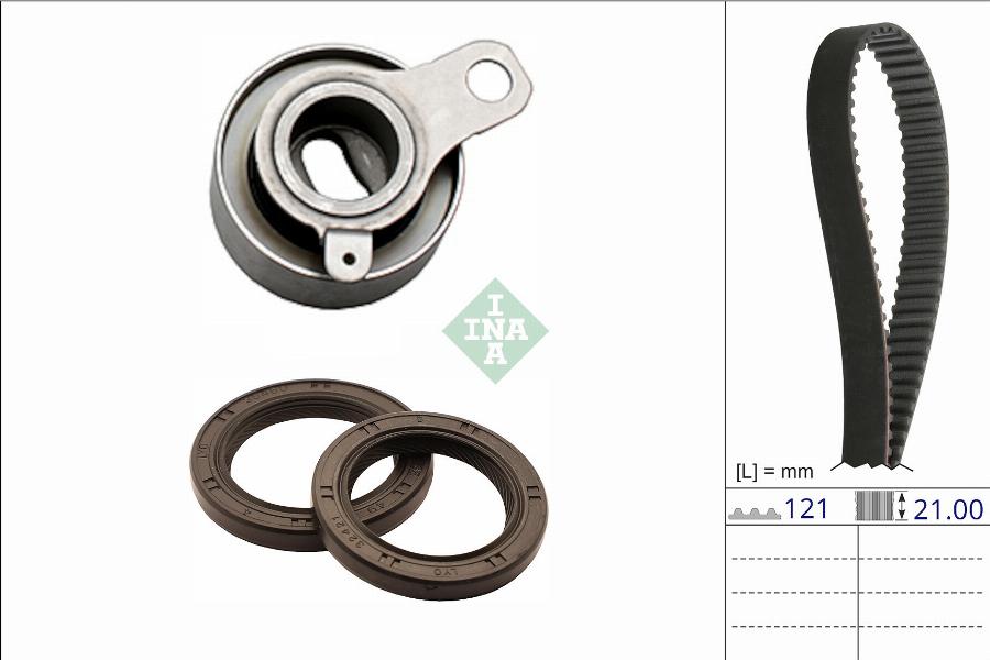 INA 530 0874 10 - Kit de distribution droxauto.com