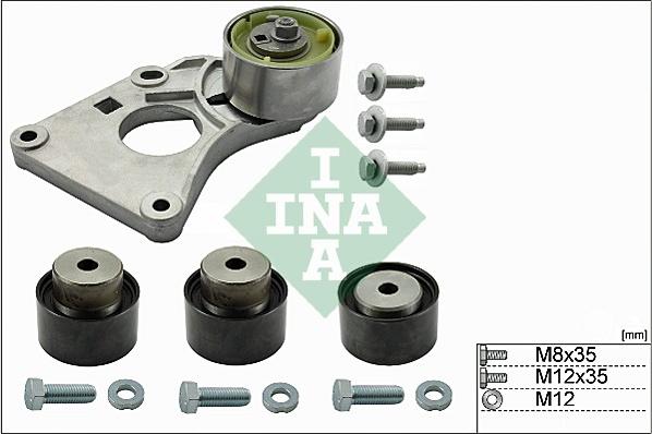 INA 530 0259 09 - Kit de galets, courroie de distribution droxauto.com