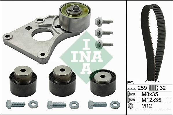 INA 530 0259 10 - Kit de distribution droxauto.com