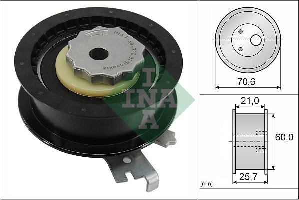 INA 531 0882 10 - Poulie-tendeur, courroie de distribution droxauto.com