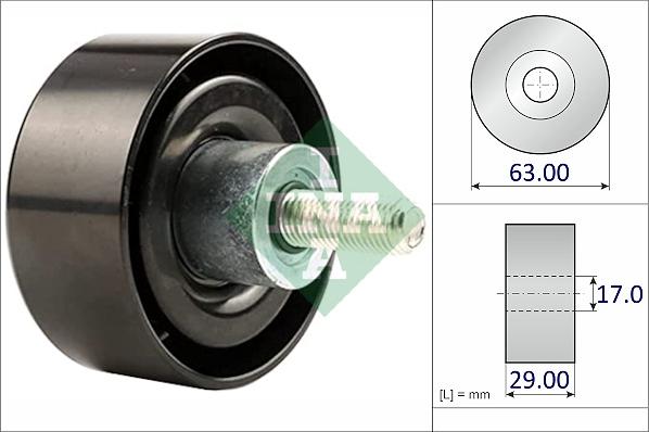 INA 532 1045 10 - Poulie renvoi / transmission, courroie trapézoïdale à nervures droxauto.com